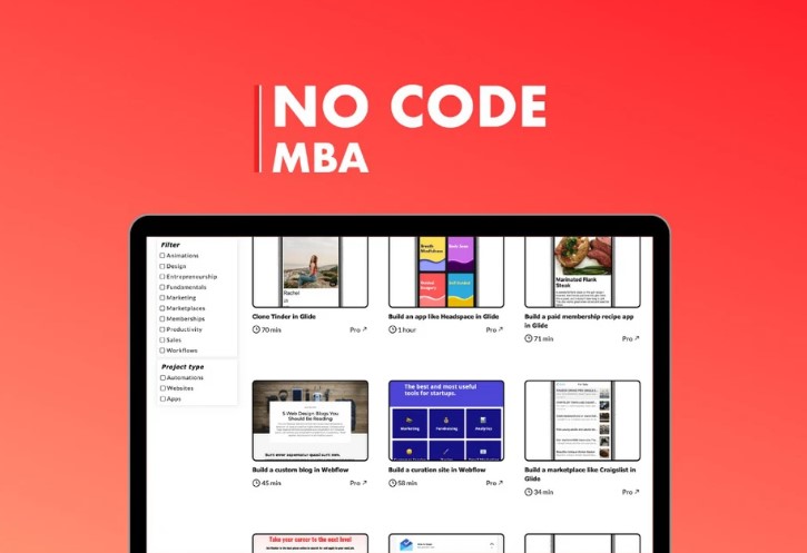 No Code MBA Plan