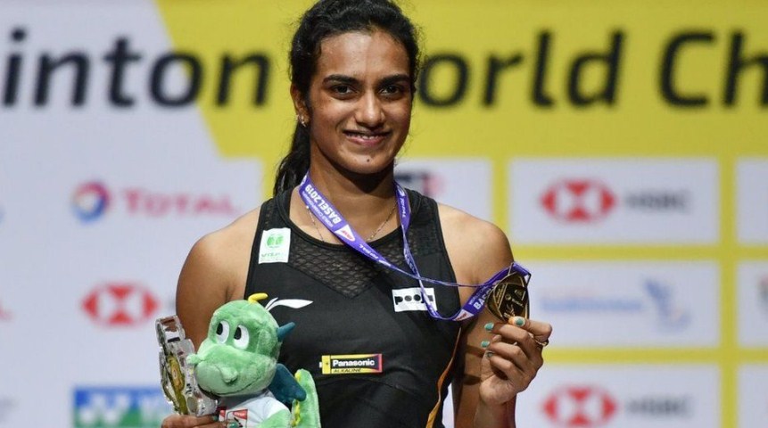 PV Sindhu wins gold in Badminton