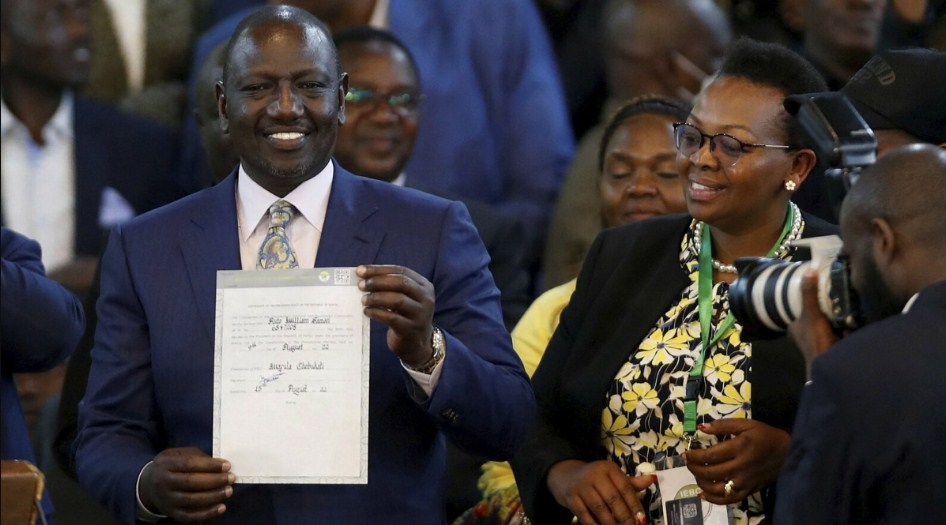 Ruto wins as president of Kenya