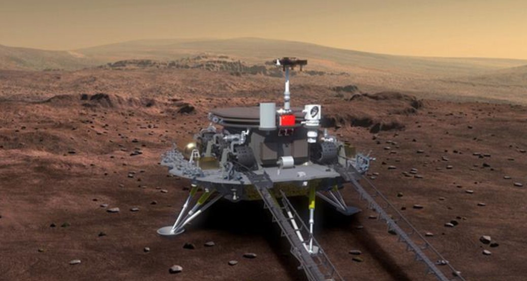 China's Tianwen-1 probe finds: China competes with US in Mars exploration