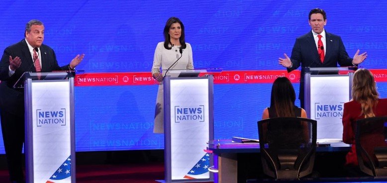 Republican gubernatorial candidates debate stage