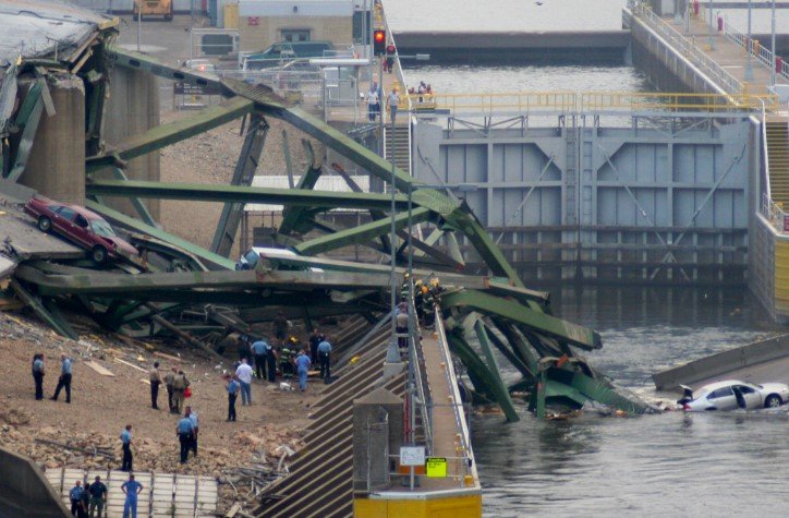 Bridge collapse disaster