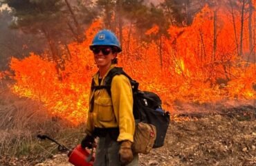 wildland firefighters in action