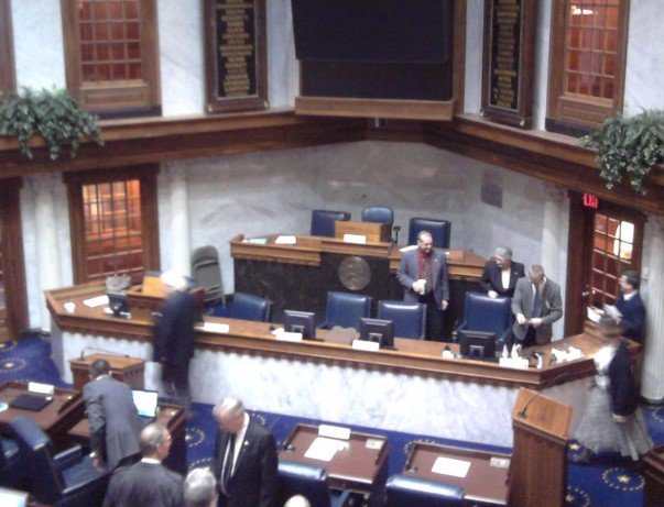 Indiana Statehouse Senate chamber gallery