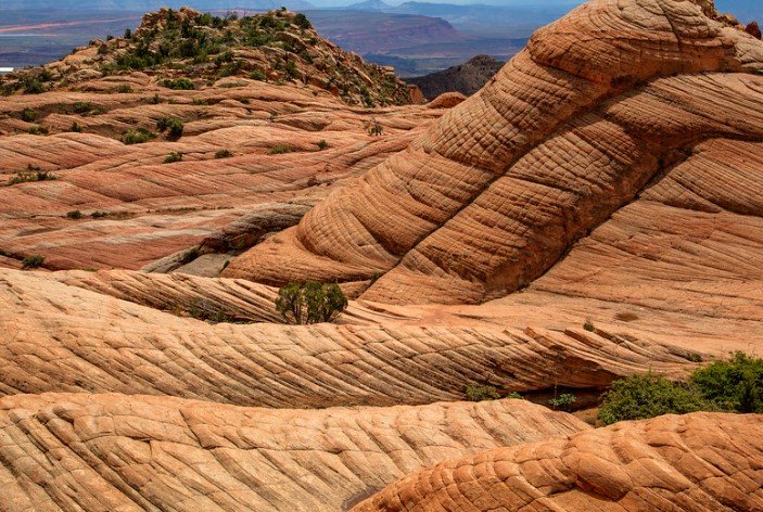 Utah desert cliffs public land