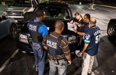 Immigration and Customs Enforcement officers in Baltimore