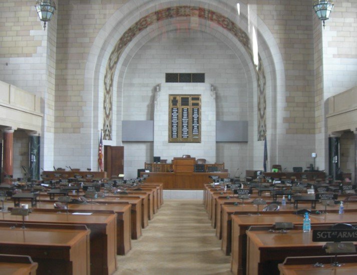 Nebraska state capitol lawmakers