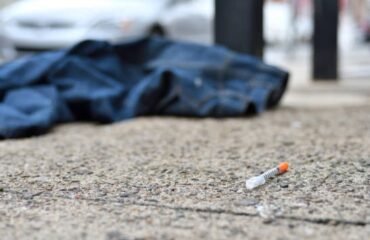 opioid crisis Maryland street scene